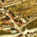 Vintage Map of Naugatuck, Connecticut 1877