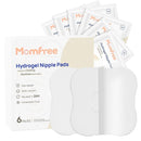 Hydrogel Nipple Gel Pads for Breastfeeding: Soothing Nursing Pads Reusable Instant Cooling Relief | Promotes Healing Irritated Nipples - 6 Packs(12 Count) by TinyTreasures Baby Boutique