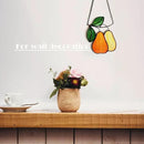 Stained Glass Window Hanging Orange pear Sun Catcher Home Decor Gifts for Christmas to Family and Friends by GreenHaven Gardens