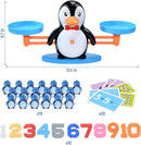 BAKAM Penguin Balance Scale Number Counting Blocks Games for Kids Ages 3-5, Montessori Math Games for Kids 5-7, Preschool Kindergarten Learning Activities, STEM Educational Toys for 3+ Year Old by TinyTreasures Baby Boutique