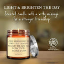 1OAK Vanilla Candle - Best Friend Candle for Women - Friendship, Christmas & BFF Gifts by CozyNest Decor