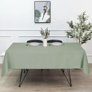 sancua Rectangle Tablecloth - 60 x 84 Inch - Stain and Wrinkle Resistant Washable Polyester Table Cloth, Decorative Fabric Table Cover for Dining Tables, Buffet Parties and Camping, Sage Green by CozyNest Decor