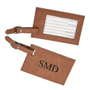 Leatherette Luggage Tag, Caramel 2.75" X 4.375" by creativegiftsdirect