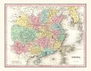 Vintage Map of China 1836