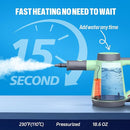 Handheld Pressurized Steam Cleaner - 15s Quick Start, Multi-Functional for Home, Kitchen, Bathroom, 8 Attachments, Chemical-Free, Safe & Efficient Cleaning Solution by TinyTreasures Baby Boutique