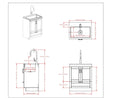 Reed - Deluxe Laundry Cabinet With Pull-Out Faucet And Stainless Steel Sink by Unique Piece Furniture