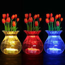 Bright LED Floral Tea Light Submersible Lights for Party Wedding (Amber, 30 Pack) by GreenHaven Gardens