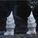 Garden Gnome Ceramics to Paint Garden Gnome Horror Halloween Gothic Indoor Home Decor Gifts Ready to Paint Ceramic by GreenHaven Gardens