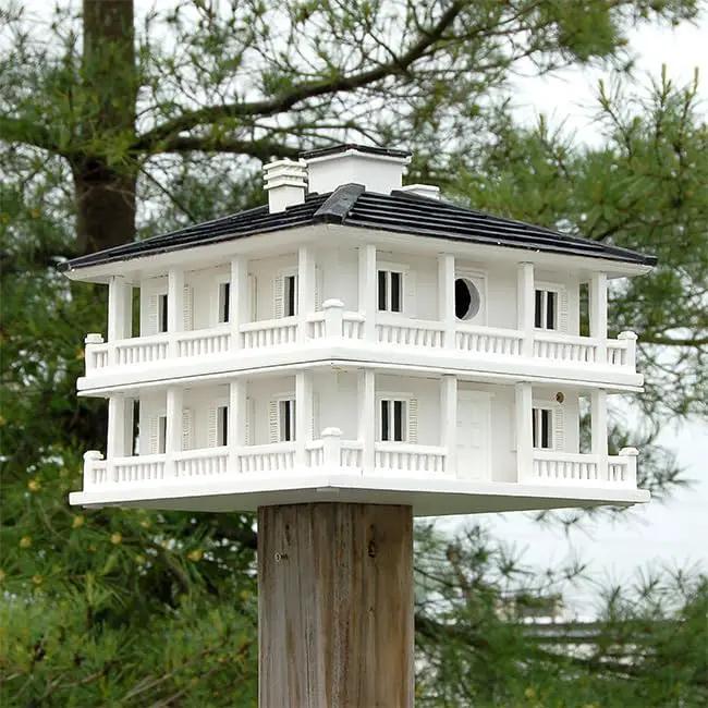 Clubhouse Bird House with Decorative Post Mounting Bracket, photo 2 of 9
