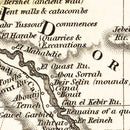 Vintage Map of Egypt 1836