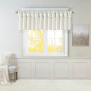 Lightweight Faux Silk Valance With Beads