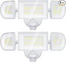 iMaihom 150W Motion Sensor Light Outdoor, 15000LM 6500K LED Security Floodlights, 3 Adjustable Head Motion Detection Light IP65 Waterproof for Yard Garage White 2pack by GreenHaven Gardens