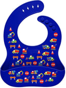 Simple Modern Silicon Bib Toddler food bib by TinyTreasures Baby Boutique