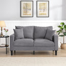 Modern Upholstered Loveseat Sofa, High Resilience by Unique Piece Furniture