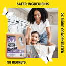 Molly's Suds Liquid Laundry Detergent | Clean Laundry Detergent Soap for Sensitive Skin | 2x Concentrated, High Efficiency (HE) | Lavender - 100 Loads by CozyNest Decor