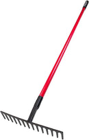 Bully Tools 92301 7 Gauge 16" Level Head Rake with Fiberglass Handle, 66" by GreenHaven Gardens