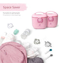Termichy Baby Formula Dispenser, Portable Milk Powder Dispenser Container with Carry Handle and Scoop for Travel Outdoor Activities with Baby Infant, 8.8OZ, 0.55LB, 250g (Light Pink) by TinyTreasures Baby Boutique
