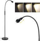 SUNMORY Adjustable LED Beam Floor Lamps for Living Room, Reading Lamp with Flexible Gooseneck, Dimmable Zoomable Spotlight, Work Light, Touch Control, Task Crafting Standing Lamp for Office Bedroom by TinyTreasures Baby Boutique
