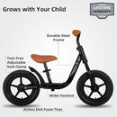 JOYSTAR 10"/12" Toddler Balance Bike for Girls & Boys, Ages 18 Months to 5 Years, Kids Push Bike with Footrest & Adjustable Seat Height, First Birthday Gifts for 2-5 Boys Girls by TinyTreasures Baby Boutique