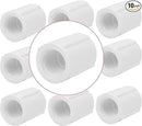 10Pack 1/2" Double Female Thread PVC Pipe Coupling Adapter Pipe Fitting Connector SCH40 1/2Inch Female to Female Threaded PVC Coupling Pipe Fitting for Sprinkler,Irrigation,Swimming Pools by GreenHaven Gardens