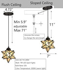 Frosted White Glass Pendant Lights for Kitchen Island Dining Room Light Fixture Chandelier Hanging Lighting with Warm Light Bulb by CozyNest Decor