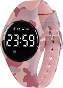 Kids Watches for Girls Boys Digital Sport Watch with Step Counter Pedometer Vibration Alarm Clock, No App Waterproof Fitness Tracker Kids Watch Boys Girls Teens Students Ages 5-16 by TinyTreasures Baby Boutique