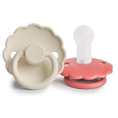 FRIGG Daisy Silicone 2-Pack Cream/Poppy - Size 2 by TinyTreasures Baby Boutique