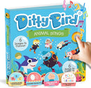 Ditty Bird Animal Songs Book for Toddlers – Interactive Sound Book with Baby Shark & More | Musical Board Book for 1-3 Year Olds | Fun, Realistic Animal Sounds | Sturdy Sensory Book for Baby by TinyTreasures Baby Boutique