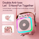 Karaoke Machine with 2 Wireless Microphones for Kids Adults,Portable Bluetooth Speaker Girls Toddlers Toy Gift for Aged 3-12 Year Birthday Parties Christmas Party - Pink by TinyTreasures Baby Boutique