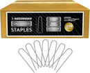 Sandbaggy Galvanized 6-Inch Landscape Staples ~ 9 Gauge Steel - Fabric Pins, Garden Earth Stakes, Ground Cover, Fence Anchors, Lawn Nails ~ Trusted by Organic Farmers Across The USA (200 Staples) by CozyNest Decor