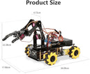 Robot Arm Expansion Pack Smart Car Starter Kit, Robotics Kit for Kids Ages 8-12 12-16, STEM Toys Coding Robot Kit for Teens & Adults(QD007) by TinyTreasures Baby Boutique