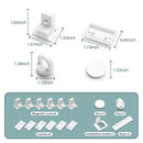 Inaya Magnetic Cabinet Locks for Baby Proofing, 6 Locks & 1 Key, Child Proof Magnet Locks for Cabinets & Drawers with Invisible Design, 3M Adhesive for Easy Installation - No Drill & Tools Needed by TinyTreasures Baby Boutique