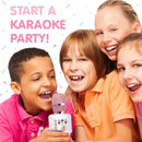 Move2Play, Kids Karaoke Microphone | Includes Bluetooth & Pre-Loaded Songs | Birthday Girls Present for All Ages, 2, 3, 4, 5+ Year Old Girls, Boys & Toddlers (Pink) by TinyTreasures Baby Boutique