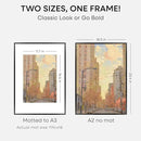 Homeforia A2 Picture Frame Black, High End Metal 16.5 x 23.5 inch Poster Frames with Mat 11.7 x 16.5 for Photo, A2 Size Frames Matted to A3 Print, 16.5 by 23.4 Hanging Frames, Tempered Glass, Set of 1 by CozyNest Decor