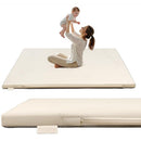 Padded 71" ×59" Large Baby Play Mat for Floor, 1.3" Thick Foam Mat with Soft Vegan Leather, Baby Tummy Time Playmat for Safe Play Area, Non-Slip Bottom, Fits 71" x59" Playpens by TinyTreasures Baby Boutique