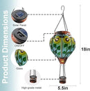 Hot Air Balloon Solar Lantern with Flickering Flame Hanging Solar Lanterns Outdoor Lights Waterproof Lanterns Decorative Garden Patio Yard Party Decor Sunflower by GreenHaven Gardens