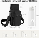 Water Bottle Holder with Strap 32 40oz Crossbody Insulated Water Bottle Carrier Sling Bag with Adjustable Wide Strap and Phone Purse 5 Pockets for Walking Hiking Gym Travel by TinyTreasures Baby Boutique