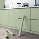 Dimoon 590''x17.3'' Green Skin Peel and Stick Wallpaper Contact Paper Modern Self Adhesive Wall Paper Removable Renter Friendly Textured Solid Color Vinyl Roll (590''x17.3'',Light Green Skin) by GreenHaven Gardens