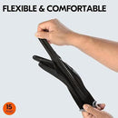 Vgo... 15-Pairs Safety Work Gloves, Gardening Gloves, Polyurethane Coated, Dipping Gloves, Latex Free (Size L, Black, PU2103) by GreenHaven Gardens