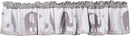 6 PCs Grey White Elephant Nursery Crib Bedding Set Quilt, Fitted Sheet, Skirt, Window Valance, Blanket, Diaper Organizer Baby Boy Elephant Theme Cot Bedding Set by TinyTreasures Baby Boutique