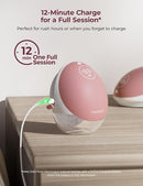 Momcozy Breast Pump Hands Free Upgraded Mobile Flow | M9, App Discreet Control with Personalized Multi-Modes & 15 Levels, Wearable Breast Pump 24mm, 2 Pack Cozy Red by TinyTreasures Baby Boutique