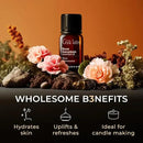 Gya Labs Rose Geranium Essential Oil for Skin - 0.34 Fl Oz - 100% Pure Natural Rose Geranium Oil for Diffuser, Aromatherapy Self-Care & Candle Making Scent by CozyNest Decor