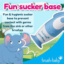 brush-baby WildOnes Kids Electric Rechargeable Toothbrush Elephant, 1 Handle, 3 Brush Heads, USB Charging Cable, for Ages 0-10 (Elephant) by TinyTreasures Baby Boutique
