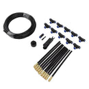 Haofy Drip Irrigation Kit, 360° Bendable Watering System Adjustable Bendable Nozzle Copper Sprayer atomizing System for Garden Yard Lawn Patio Plants Flower Bed (US Standard) by GreenHaven Gardens