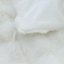 RYNGHIPY Faux Fur Throw Blanket Double Sided Thick and Warm Plush Fluffy Faux Rabbit Fur Decoration for Couch Sofa Chair and Bed Cream Winter Blanket (Ivory, 63''x79'') by CozyNest Decor