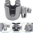 Accmor Stroller Cup Holder with Phone Holder, Bike Cup Holder, Universal Cup Holder for Uppababy Nuna Doona Strollers, 2-in-1 Cup Phone Holder for Stroller, Bike, Wheelchair, Walker, Scooter by TinyTreasures Baby Boutique