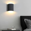LightInTheBox Modern LED Wall Sconce Minimalist Resin Wall Light Nordic Style Half-Cylinder Tree Root Desgin Up and Down Light for Stairs Hallway Bedroom (Grey) by CozyNest Decor