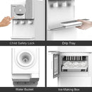 Hot and Cold Water Dispenser with Ice Maker for 5 Gallon Bottle Water Cooler Dispenser Built-in Ice Maker 27 lbs in 24 hrs with Child Safety Lock by CozyNest Decor