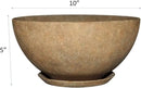Classic Home and Garden Premiere Collection Planter, Rosie 10", Earth by GreenHaven Gardens