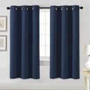 H.VERSAILTEX Blackout Curtains for Bedroom Thermal Insulated Room Darkening Living Room Curtains 72 Inch Long Grommet Privacy Protection Window Curtain Panels/Drapes for Nursery, 2 Panels, Navy Blue by CozyNest Decor